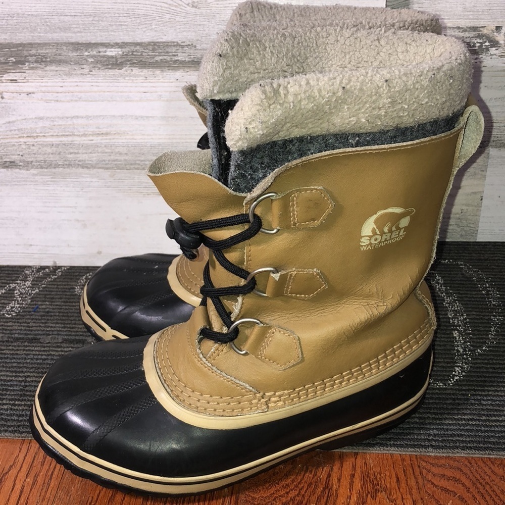 Sorel Youth Unisex Yoot Pac Lace Up Snow Boots Size 4 duck boots winter …​ - Picture 5 of 8